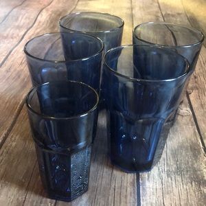 Vintage Libbey Gibralter Blue Drinkware